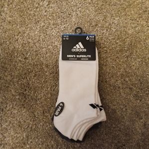 Adidas men's superlite aeroready no show 6 pair
